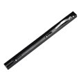 thumbnail image 4 of Flush Bolt, 12-inch Stainless Steel Security Door Guard Lever Action Latch Slide Lock Black, 4 of 6