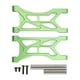 thumbnail image 1 of 1 par de brazos de suspensión trasera RC de aleación de aluminio, brazos de suspensión inferiores traseros de repuesto para coche RC 1/10, color verde, 1 of 10