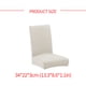 thumbnail image 5 of Cateissary Funda sólida para silla de comedor, funda protectora giratoria Universal cómoda, resistente al desgaste, forma de diamante, estilo Simple Decoración del hogar blanco Cateissary HA012483-01, 5 of 6