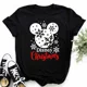thumbnail image 2 of Camiseta Kawaii con estampado de letras de Mickey para mujer, camiseta de Navidad para mujer, camisetas informales de manga corta, ropa, 2 of 5