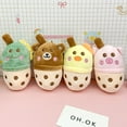 thumbnail image 1 of Animal Plush Pendant Colorful Lovely Smooth Surface Bubble Tea Chick Piggy Plush Pendant for Car, 1 of 7