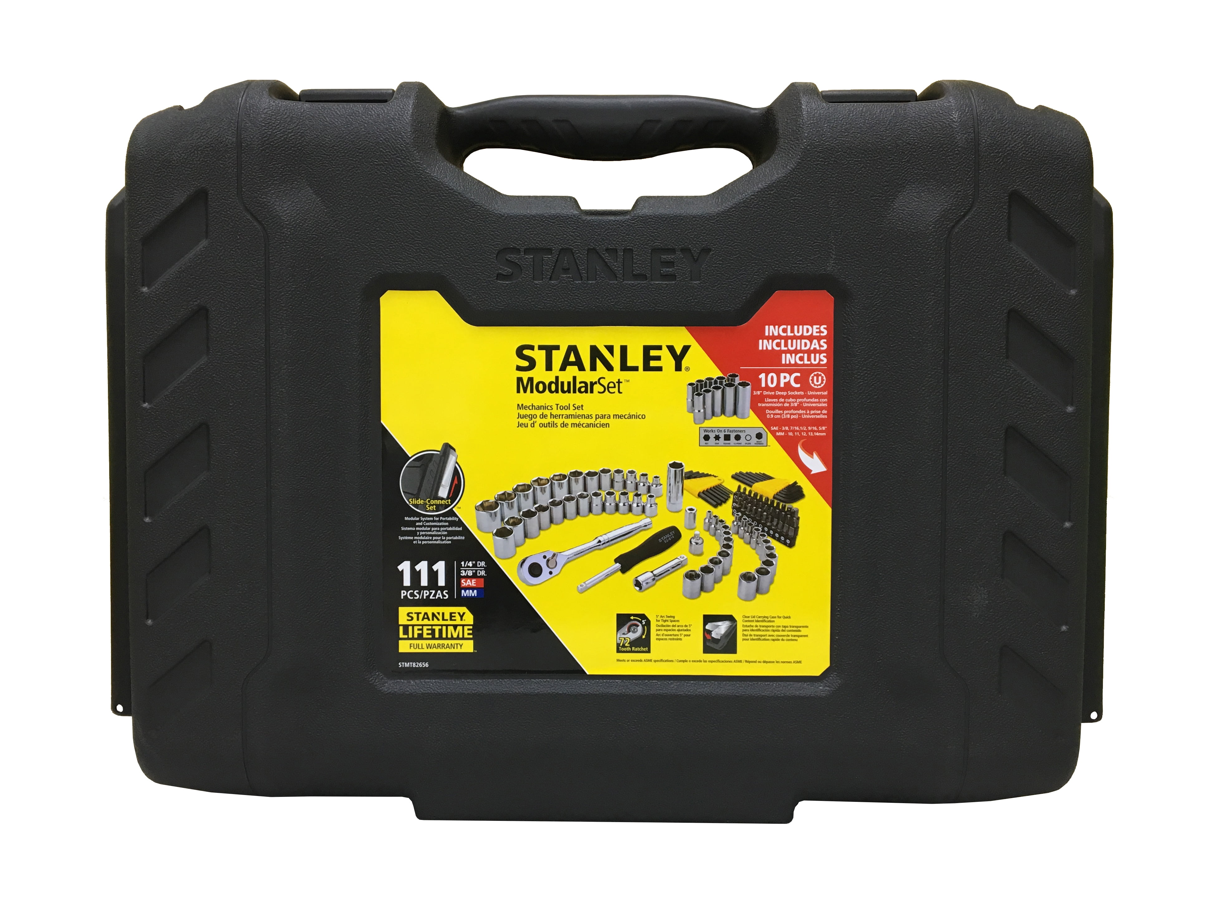 STANLEY STMT82656 111 Piece Mechanics Set Walmart