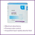thumbnail image 3 of McKesson Ultimate Briefs, Incontinence, Maximum Absorbency, Large, 18 Count, 1 Pack, 3 of 11