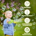 thumbnail image 3 of JBeeCtrl Bubble Machine Dinosaur Bubble Gun with 1 Bubble Solutions Bubbles Machine for Kids Toddles Summer Toy Gift for Kids Bubble Blower(Green), 3 of 7