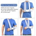 thumbnail image 3 of Arm Sling Adjustable Arm Support Strap Lightweight Comfortable Shoulder Immobilizer for Women and Men Right Left for Wrist Hand Elbow Injured 65 Inch, 3 of 7