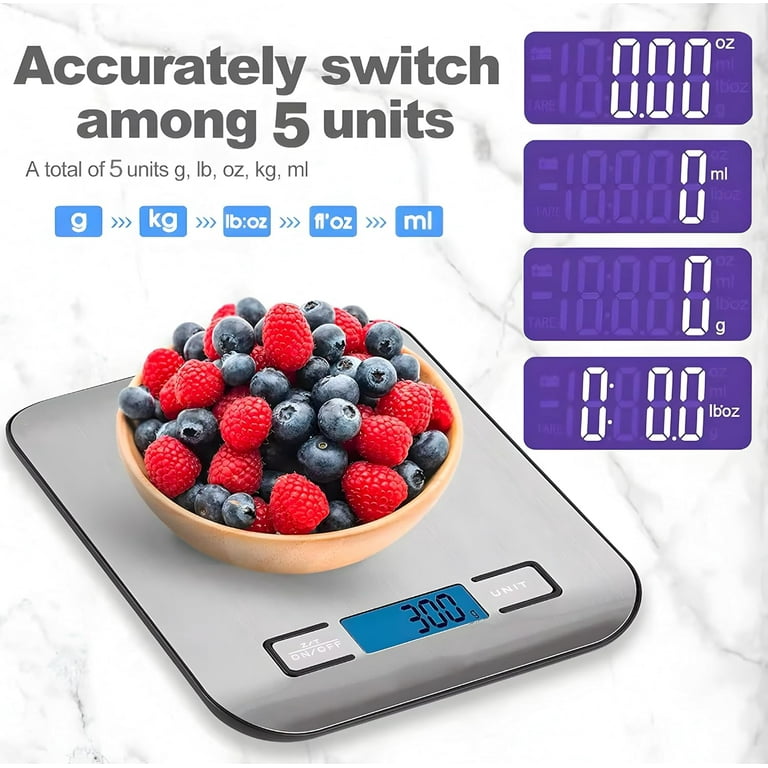 Cowin Digital Food Scale with 5-Unit Display photo 5