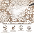thumbnail image 6 of MJIAexp 8'x10' Brown Outdoor Rug Patio Rug Waterproof RV Outdoor Rug Camping Rugs Reversible Plastic Straw Rug Large Outdoor Mat for Camping, Balcony Apartment, Patio, Porch, Picnic, Beach, 6 of 8