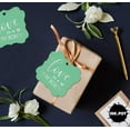 thumbnail image 6 of Inkdotpot Love Is Sweet Wedding Bottle Tag Real Silver Foil Favor Bracket Shape Hang Tags Pack Of 50, 6 of 7