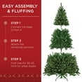 Best Choice Products 6ft PreLit Spruce Hinged Artificial Christmas