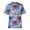 Light Blue, variant on Men's V-Neck Workwear T-Shirt, Functional Chest Pocket with Patriotic Print for Practical Daily Outfits ,Black L