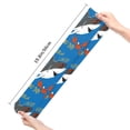 thumbnail image 2 of Kdxio Shark With Sunglasses and Lobste Funny Silky Novelty Funky Long Knee High Socks Soft 3D Print Cosplay Crazy Stockings for Men Women, 2 of 8