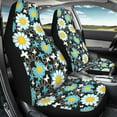 thumbnail image 3 of Kuiaobaty Car Seat Cover Front Seats Only, Breathable Auto Seat Bottom Cover Protector Automotive Interior Accessories, Hippie Flower Daisy Butterfly, 3 of 7