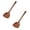 A 2Pack, variant on 2Pcs Cherry Wooden Spatula Turner Long Handle, Wood Kitchen Spatula Turner, Egg Scraper, Wood Cooking Utensil, Kitchen Spatulas For Flipping, Serving, Scraping & Turning