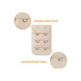thumbnail image 4 of INSPIRE CHIC Women's 3 Rows 2 Hooks Underwear Bra Extender Brassiere Extension Hooks Strap Adapter Beige 10, 4 of 6