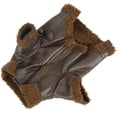 thumbnail image 2 of Dog Leather Jacket, Waterproof Dog Jacket Coat Warm  For Small Medium Large Dogs For Outdoor For Winter For Cats S,M,L,XL, 2 of 8