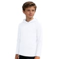 thumbnail image 3 of FUZHIQ Boys Girls Rash Guard Hooded Fishing Shirt, Kids UPF 50+ Long Sleeve Sun Hoodie, Youth UV Protection Beach Swim Shirts,5-6 Years, 3 of 7