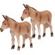 thumbnail image 2 of 2 piezas de modelo de burro de escritorio, decoración de burro de pie, juguete de animal de granja, modelo de burro, 2 of 8