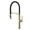 Brushed Gold, variant on Sumerain Pull Down Kitchen Faucet with Sprayer, Single Handle Single Hole, Magnetic Docking, Chrome