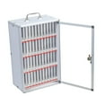 thumbnail image 1 of BELOVING Phone Storage Cabinet Phone Locker with 2 Keys Classroom Lockable Office Wall Mounted Pocket Chart Lock Box Smartphone Keeper 48 Slots, 1 of 9