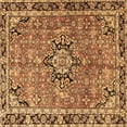 thumbnail image 1 of Ahgly Company Indoor Square Persian Brown Traditional Area Rugs, 7' Square, 1 of 4