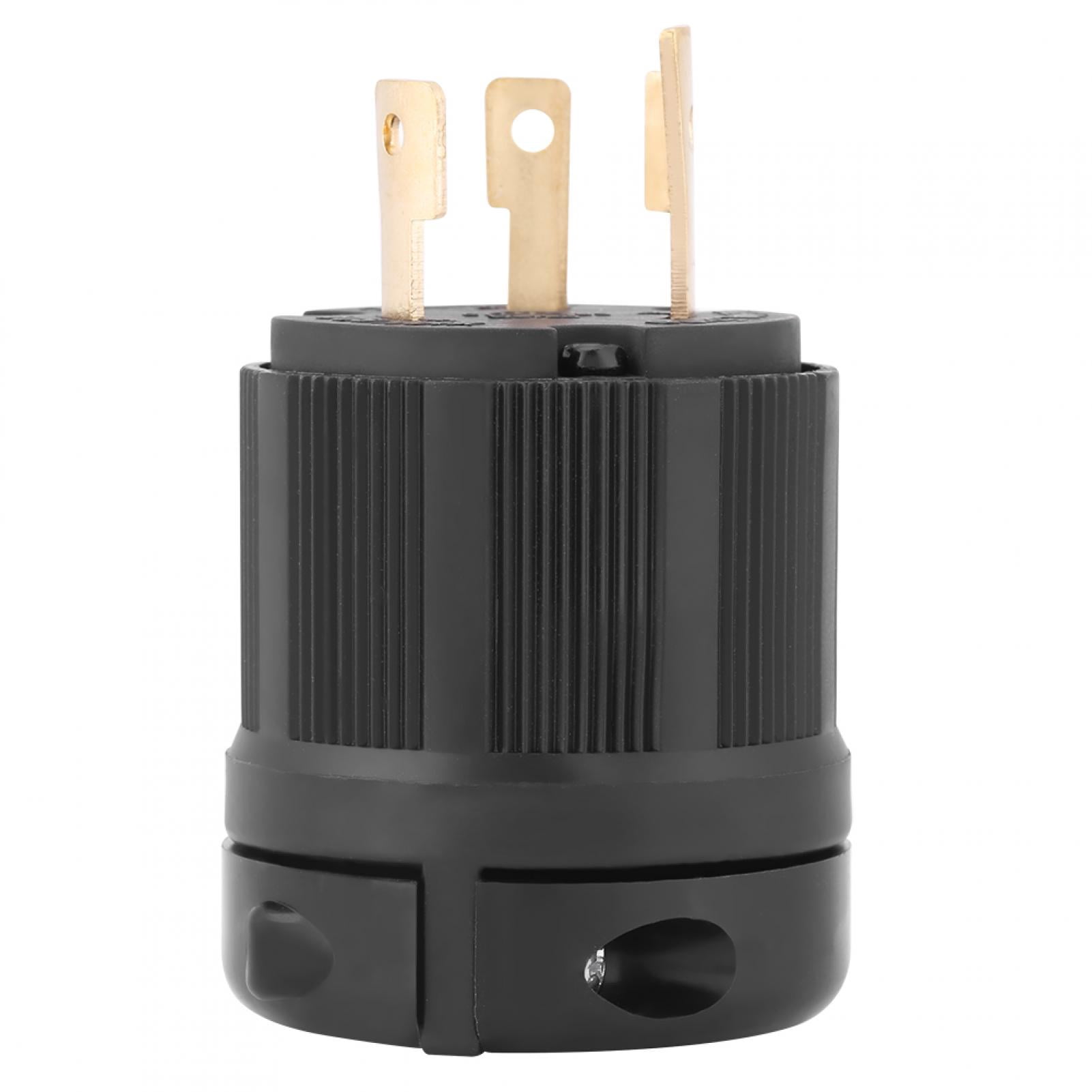 NEMA L5-30 30A 125V 3 Wire Twist Lock Electrical Plug Connector