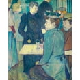 thumbnail image 2 of Toulouse-Lautrec, Henri de 15x18 Gold Ornate Wood Framed with Double Matting Museum Art Print Titled - A Corner of the Moulin de la Galette, 2 of 4