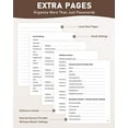 thumbnail image 4 of WEMATE Spiral Password Book with Alphabetical Tabs, Small Password Keeper Book for Seniors – 4.7''x 6'' (Brown), 4 of 9