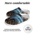 thumbnail image 6 of Kdxio Rustic Vintage Truck Autumn Women's Men's Slippers Plush Slip-On House Slipper for Winter Indoor Soft Cushion Non-slip Fluffy Slides Slippers-35/36, 6 of 7