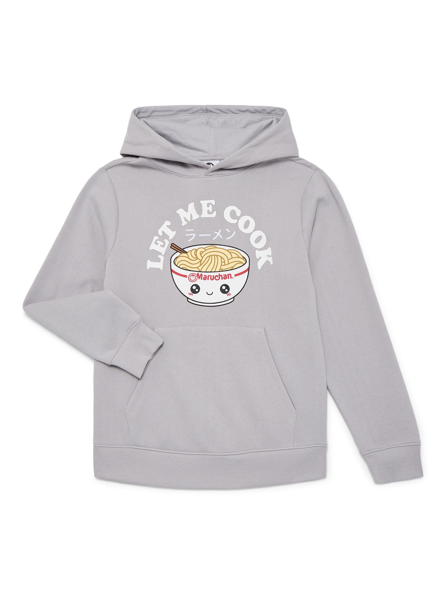 Maruchan, Boys' & Big Boys' Graphic Hoodie, Powered By Ramen, Sizes 4-18