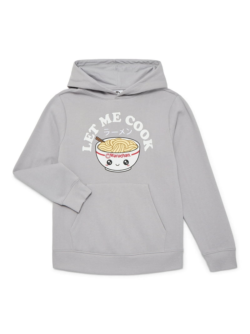 Maruchan, Boys' & Big Boys' Graphic Hoodie, Powered By Ramen