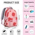 thumbnail image 6 of "Beautiful Wildflower & Sunflower Printed Backpack - Roomy School Backpack with Organizational Pockets, Padded Back Panel for Comfort, Perfect Gift for Flower Loving Students", 6 of 6