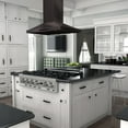 thumbnail image 3 of ZLINE 42 in. Island Mount Range Hood in Black Stainless Steel (BSGL2iN-42), 3 of 9