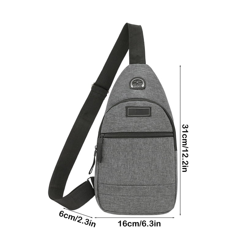 Polyester Composite Fabric Bag Crossbody Daypack - 7.5x3  display picture 2