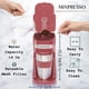 thumbnail image 3 of Mixpresso Cafetera personal de una sola porción y taza de viaje de 14 oz, cafetera pequeña por goteo y vaso, apagado automático y filtro reutilizable, cafetera roja compatible con café molido, 3 of 5