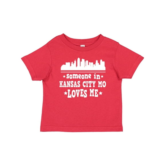 Inktastic Kansas City Missouri Loves Me Skyline Boys or Girls Baby T-Shirt