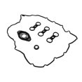 thumbnail image 4 of Junta De Tapa De Válvula, Sello De Eje Excéntrico Resistente A La Corrosión 11127552280 Para Automóvil EOTVIA Camshaft Valve Cover Gasket, 4 of 8