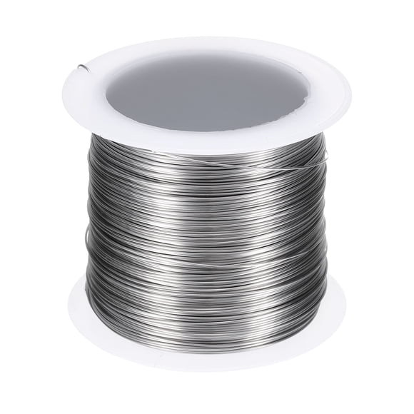 Uxcell Artistic Wire 197ft Length 24 Gauge Stainless Steel Craft Jewelry Wrapping Wire Tarnish Resistant Beading Wire for Jewelry Making Supplies Crafting