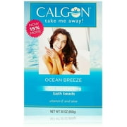 Calgon Ultra Moisturizing Bath Beads Ocean Breeze Scent, 30 oz, 4 Pack