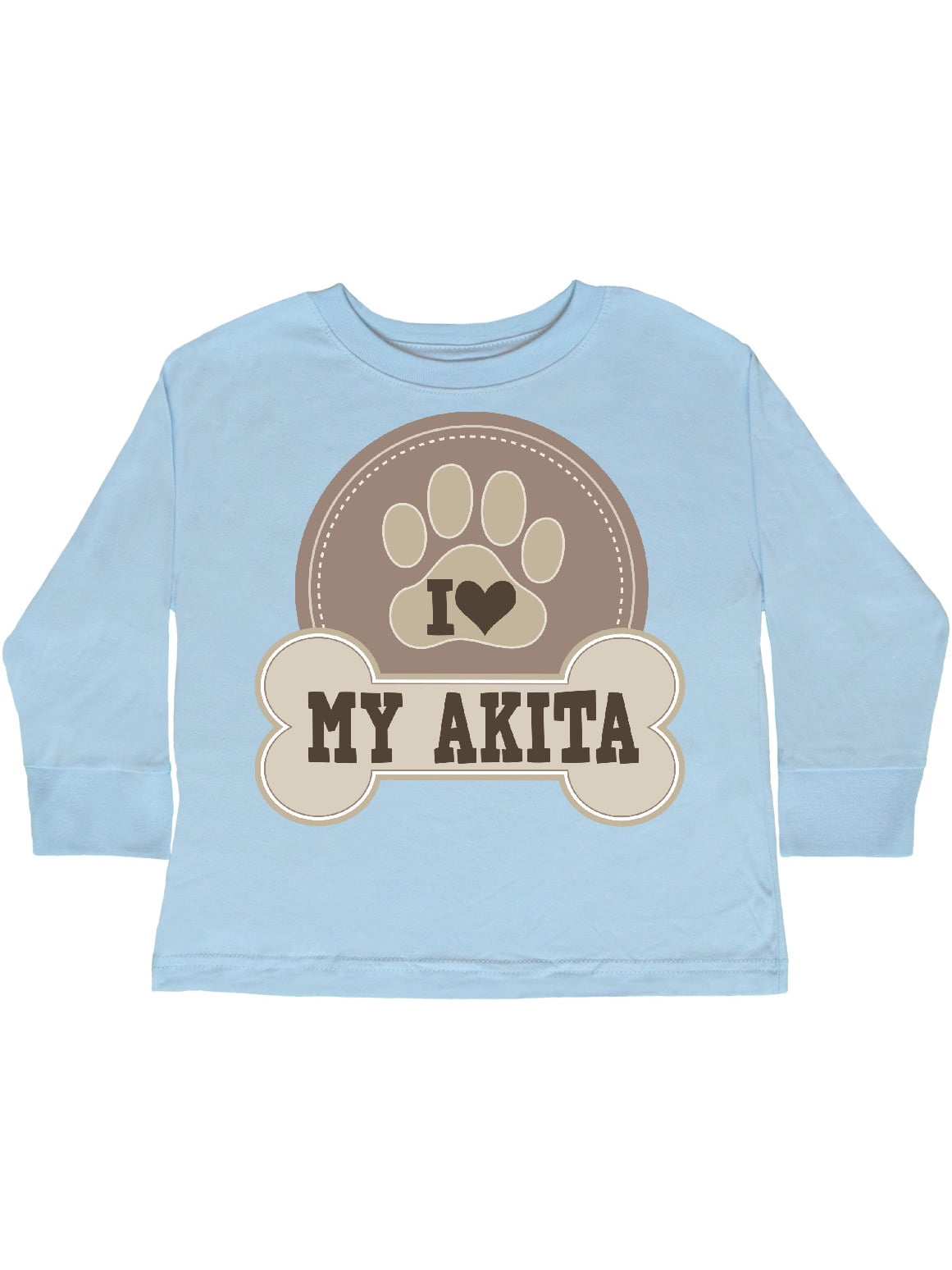 Toddler Tee Baby T-Shirt My Big Sister is an Akita Toddler T-Shirt 