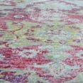 thumbnail image 2 of Rugsotic Carpets Machine Woven Crossweave Area Rugs - 8'X10', Rectangle,Pink,Classic Oriental Traditional , Low Pile Machine Made Area Rugs For Living Room, Bed Room (M00073), 2 of 9