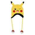 thumbnail image 1 of Sombrero de Laponia Bioworld Pokémon Pikachu con borlas de lana, 1 of 5