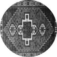thumbnail image 1 of Ahgly Company Indoor Round Persian Gray Traditional Area Rugs, 3' Round, 1 of 1