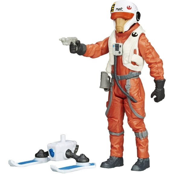 Star Wars The Force Awakens 3.75" Snow Mission X-Wing Pilot Asty Figure