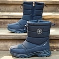 thumbnail image 4 of Botas Nieve Unisex Invierno Impermeable Cálido Forro Piel Aislado para Senderismo, 4 of 8