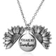 thumbnail image 1 of Collar De Girasol, Regalo Dulce De Aleación, Accesorio Para Mujer, Brillante, Ampliamente Aplicable, Colgante De Letra De Doble Capa, Joyería De Moda Vogacara AP006656-03, 1 of 6