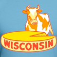 thumbnail image 3 of CafePress - Vintage Wisconsin Cheese T Shirt - Fitted T-Shirt, Vintage Fit Soft Cotton Tee, 3 of 4
