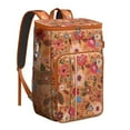 thumbnail image 1 of Rustic Floral Pattern Backpack Cooler - 20L High Capacity, Durable & Lightweight for Outdoor Adventures, 1 of 6