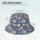 thumbnail image 3 of Balery Flower Sombreros para el sol para hombre y mujer, sombrero de pescador con UPF 50+, 3 of 6