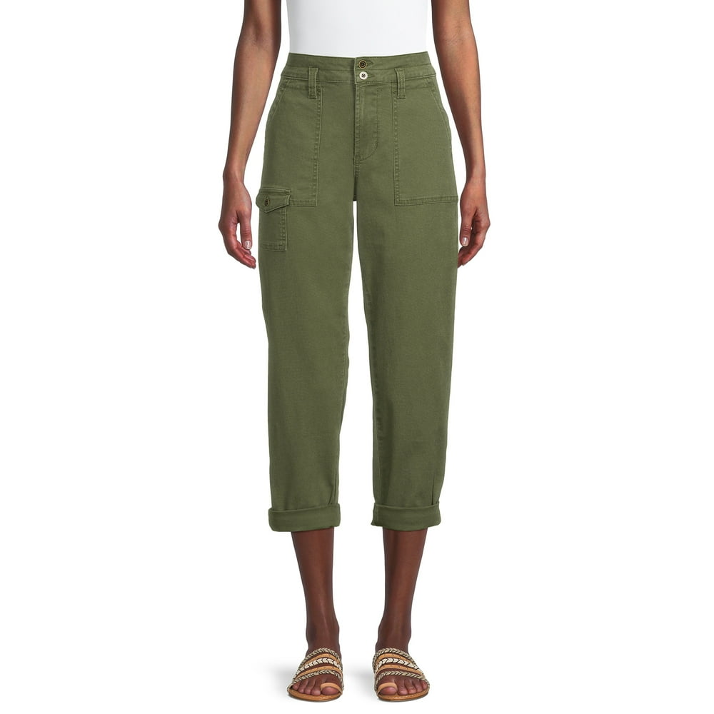 Time and Tru - Time and Tru Women's Cargo Pants - Walmart.com - Walmart.com