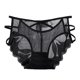 thumbnail image 1 of Braguitas sexy de encaje negro de cintura alta para mujer - Braguitas de talla grande - Poliéster/spandex - Cobertura total - M-XL, 1 of 4